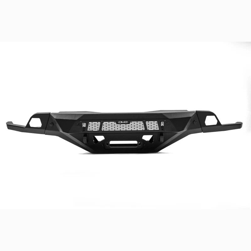 DV8 Offroad Spec Series winch-ready front bumper with D-ring mounts for 2022-2025 Chevrolet Silverado 1500.