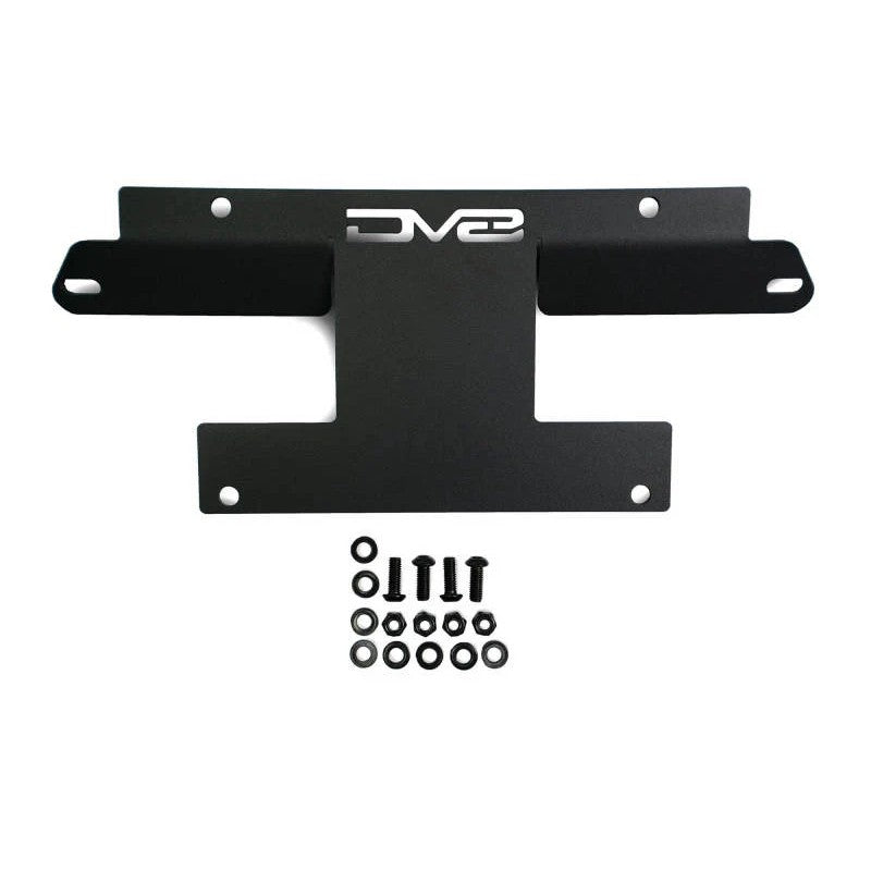 Micro-texture black powder coated 3mm steel license plate relocation bracket for Ford Bronco