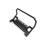 DV8 Offroad micro-texture black front brush guard installed on a 2024-2026 Toyota Land Cruiser bumper.