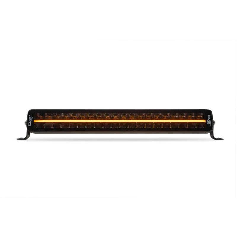 DV8 Offroad Elite Series 20 inch dual row LED light bar featuring accent lighting and 8,820 raw lumen output.