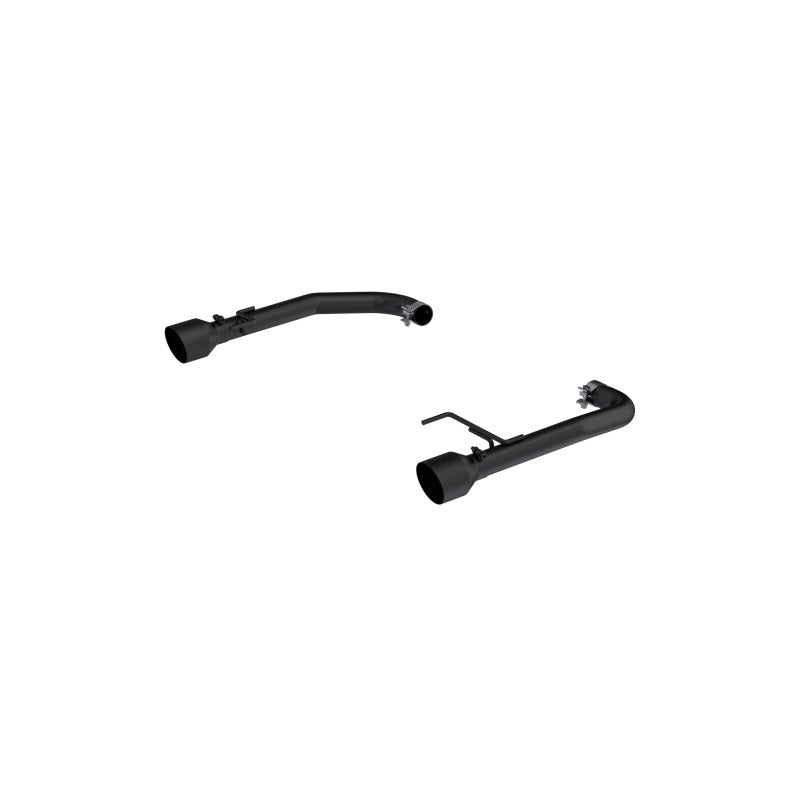 MBRP ARMOR BLK 2.5 inch axle-back exhaust system with black powder coated tips for 2015-2026 Ford Mustang EcoBoost
