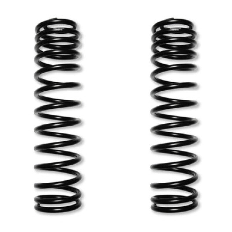 Black Rock Krawler front triple rate coil springs for 3.5-inch lift on Jeep Wrangler JKU 4-Door.