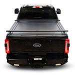 Westin 2017-2026 Ford F-250/F-350 SD 6.8ft Bed Electric Retractable Tonneau Cover - Black