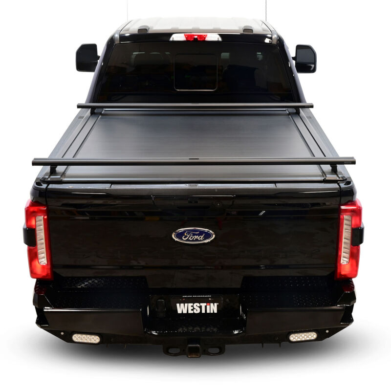 Westin 2017-2026 Ford F-250/F-350 SD 6.8ft Bed Electric Retractable Tonneau Cover - Black