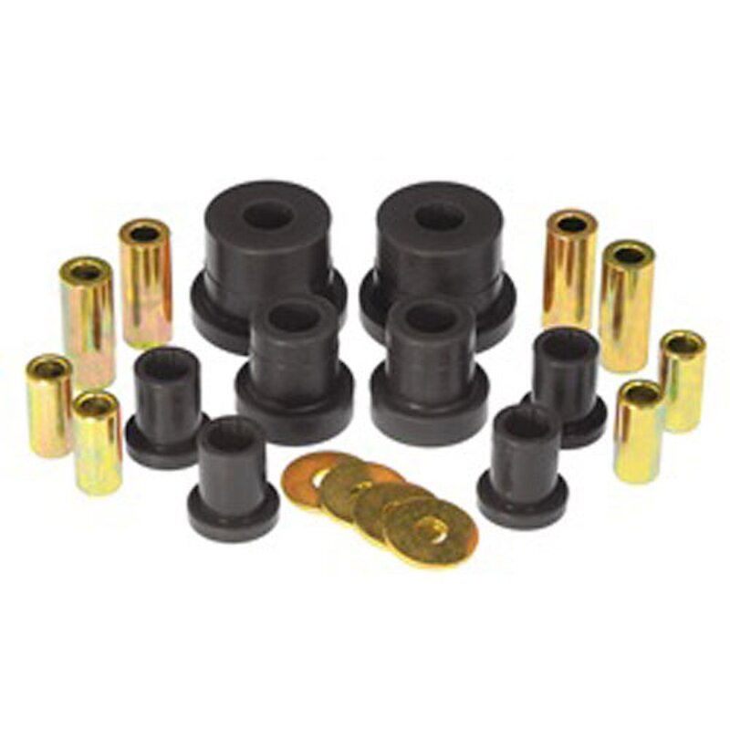 Set of black Prothane polyurethane front control arm bushings for 2006-2009 Trailblazer and Envoy