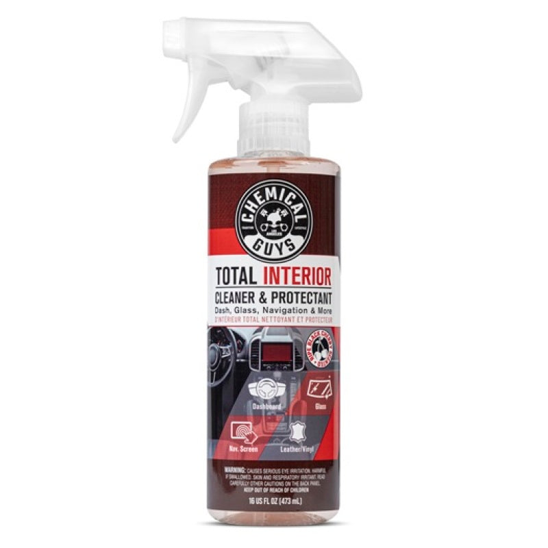 16oz spray bottle of Chemical Guys Total Interior Cleaner and Protectant in Black Cherry scent.
