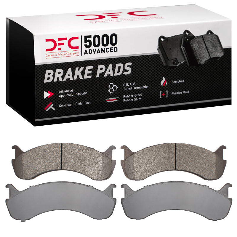 DFC 5000 Advanced semi-metallic brake pads for 1998-2025 Beaver Motorcoach Monterey front or rear axles.