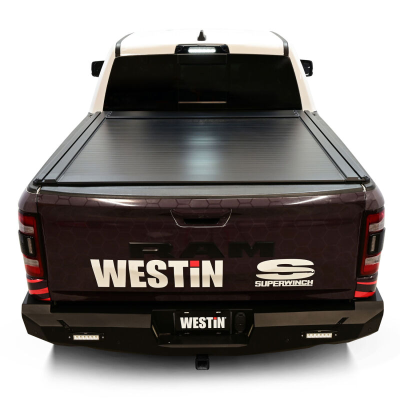 Westin Manual Retractable Tonneau Cover for 2019-2026 Ram 1500 New Body (5ft 7in Bed, Excl. RamBox) - Black