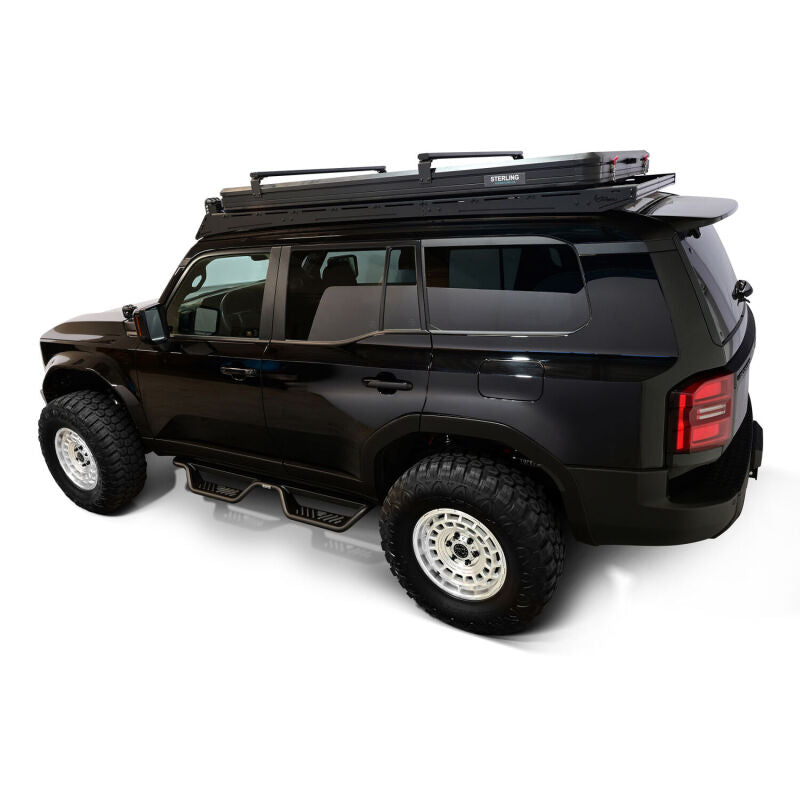Westin Outlaw Drop Nerf Step Bars - Textured Black - Fits 2024-2026 Toyota Land Cruiser