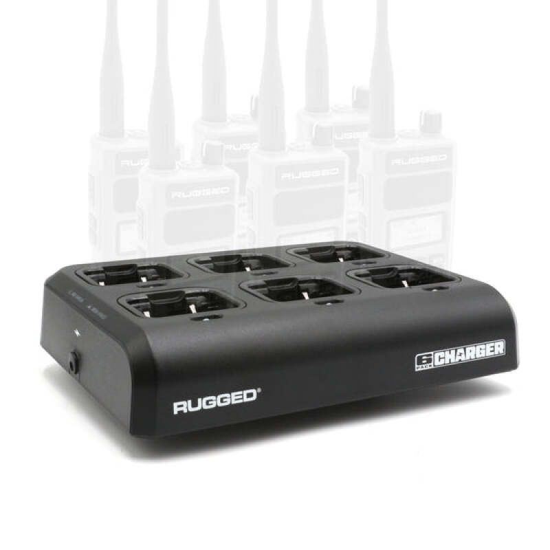 Rugged Radios 6-Pack Bank Charger for GMR2 Handheld Radios