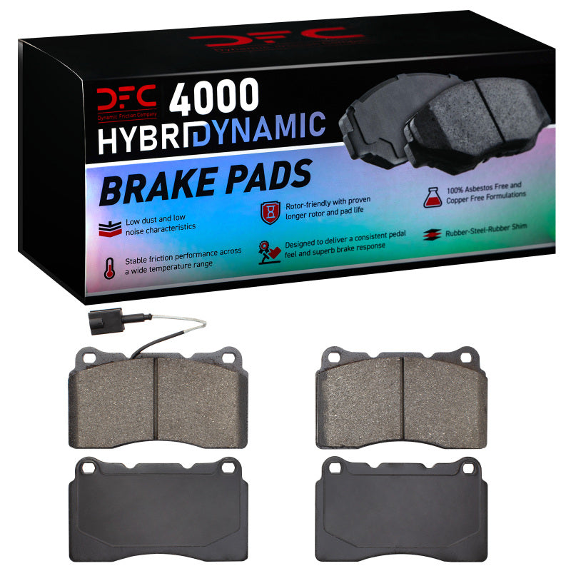 DFC 4000 Series HybriDynamic front brake pads for 2014-2022 Maserati Ghibli.