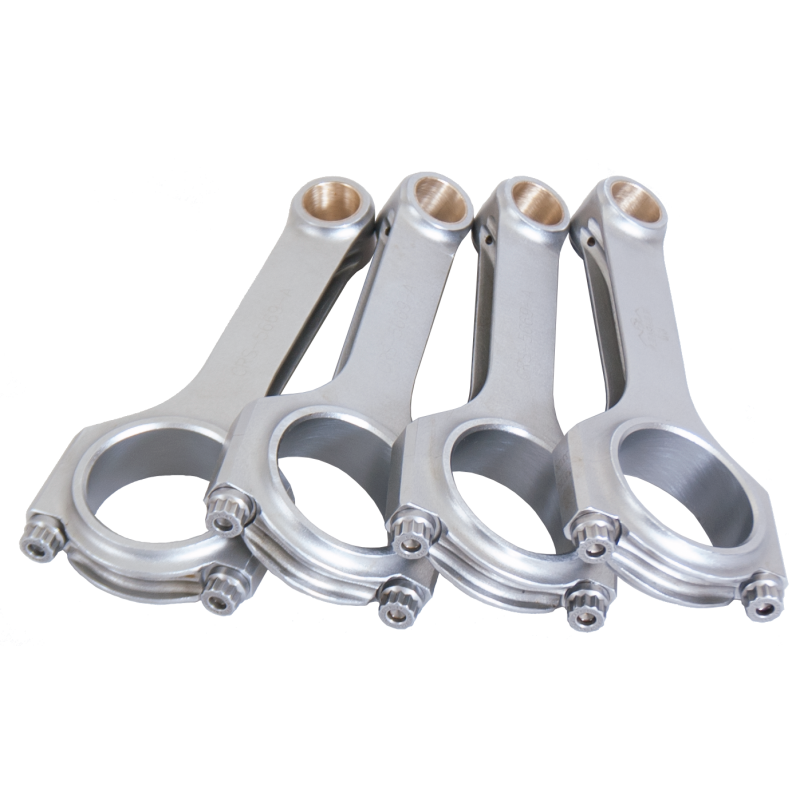 Set of four Eagle H-Beam forged 4340 steel connecting rods with ARP 2000 bolts for 1.8L engines.