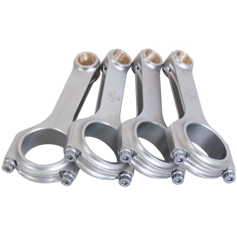 Four Eagle forged 4340 steel H-beam connecting rods with ARP 2000 bolts for Chrysler 2.0L engines.