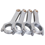 Set of four Eagle H-beam forged 4340 steel connecting rods for Ford Focus ZETEC engines with ARP 2000 bolts.