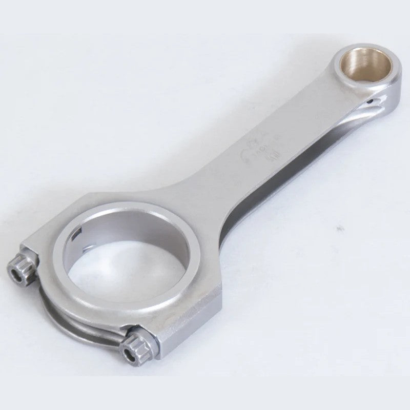Eagle forged 4340 steel H-Beam connecting rod for Honda and Acura K24 engines featuring a shot-peened finish.