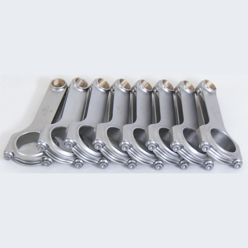 Set of four Eagle H-Beam forged 4340 steel connecting rods for Honda F20C engines with ARP 2000 bolts.