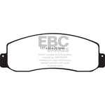 EBC Brakes Extra Duty front brake pads with NUCAP shims for 2005-2011 Ford F-250 and F-350 Super Duty