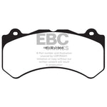 EBC Greenstuff front brake pads for 2012-2026 Dodge Durango and Jeep Grand Cherokee SRT