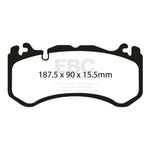 Set of yellow EBC Yellowstuff high-friction front brake pads, part number DP41939R.