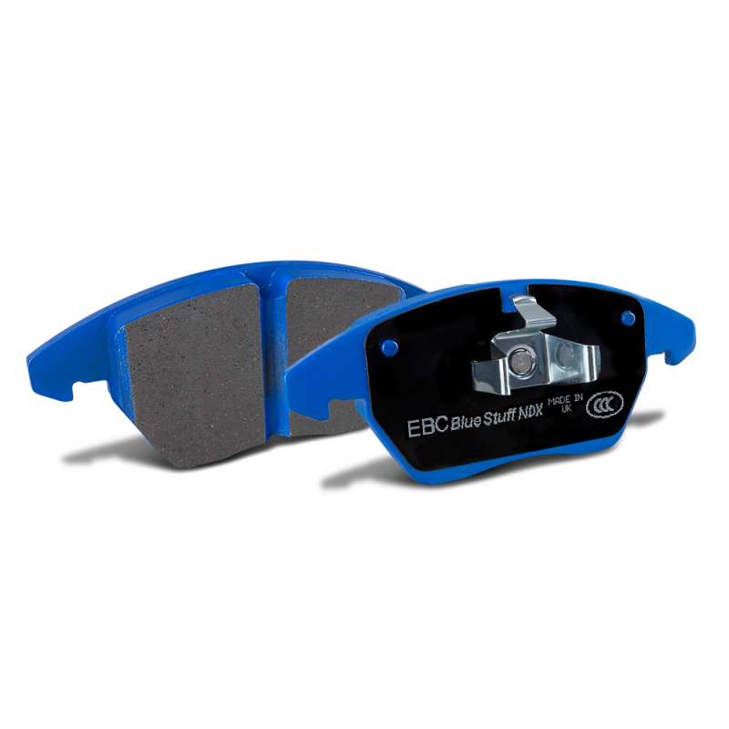 EBC Brakes Bluestuff NDX front performance brake pads with blue backing plates for 2013-2015 Honda Accord Coupe 3.5L