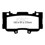 EBC Yellowstuff high-friction front brake pads DP43042R for 2015-2023 Ford Mustang