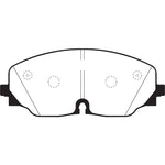 EBC Ultimax UD2074 front brake pads with shims and slots for 2018-2026 Volkswagen Atlas