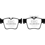 EBC Yellowstuff high-performance aramid fiber rear brake pads DP42270R for Mercedes-Benz C-Class and GLC-Class.