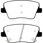 EBC Redstuff rear ceramic brake pad set for 2019-2026 Hyundai Elantra N and Veloster N models.