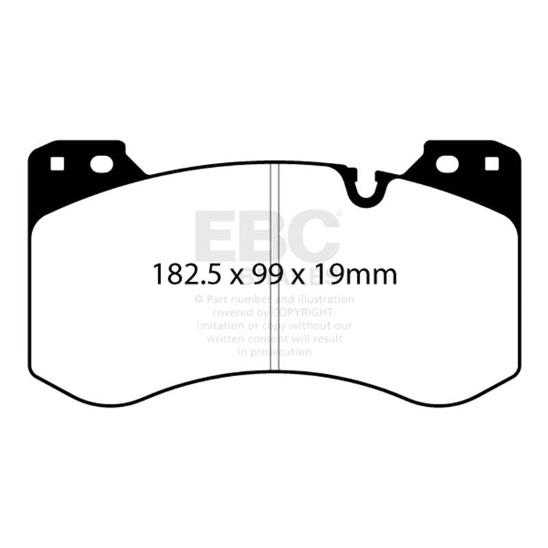 EBC Yellowstuff front brake pads (DP42454R) for 2021-2026 BMW M2, M3, and M4 models.