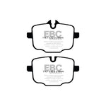 EBC Brakes Yellowstuff rear brake pads with yellow friction material and aramid fiber compound.