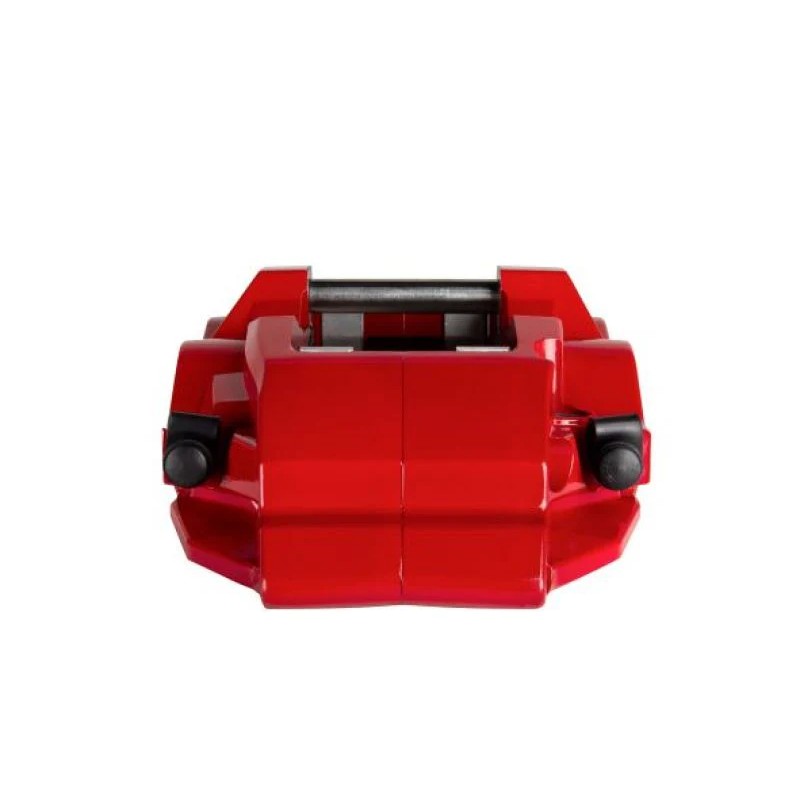 EBC Racing Apollo-4 4-piston brake caliper in Racing Red finish for front left side installation