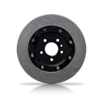 EBC Racing SG-Racing 2-piece floating conversion rotors showing the aluminum center bell and slotted friction ring.