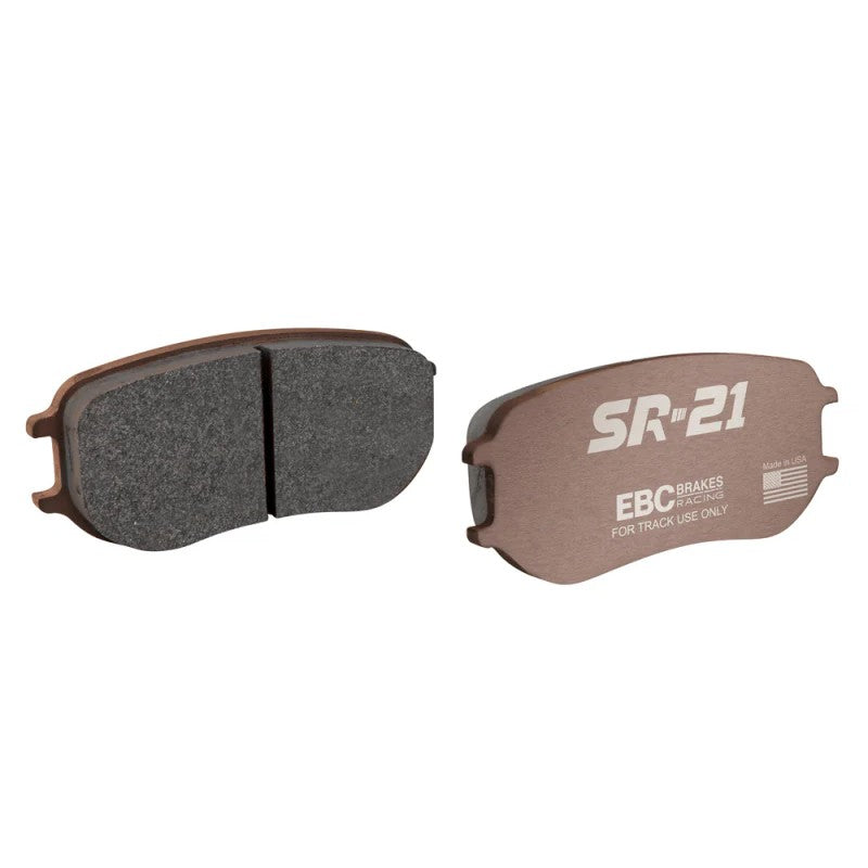 EBC Racing SR-21 sintered metal front race brake pads with manufacturer part number DP81210.15SR21.