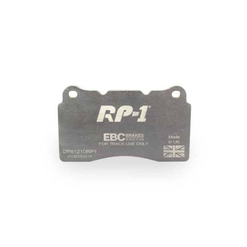 EBC Racing RP-1 high-performance front race brake pads set.