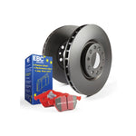 EBC Brakes S12 Brake Pad and Rotor Kit featuring Thermic Black coated rotors and performance brake pads.