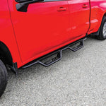 Westin Outlaw Drop Nerf Step Bars - Textured Black - Fits Select 2014-2019 Chevy/GMC Silverado/Sierra 1500-3500 (Double Cab)
