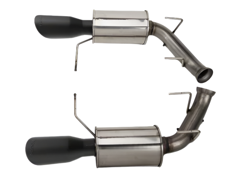 Roush Axle-Back Exhaust with Black Tips for 2011-2014 Ford Mustang GT (V8-5.0L)