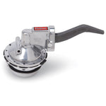 Polished three-stage finish Edelbrock Performer RPM mechanical fuel pump for Ford 289-351W engines