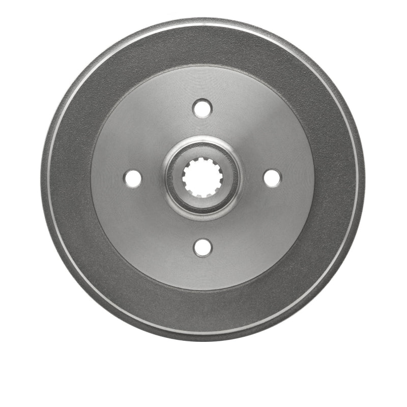 Black high-temperature coated rear brake drum for 1977-1982 Porsche 924