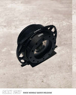 NRG Quick Release Gen 2.0 Steering Wheel Adapter - Black SFI Body / Black Cutout Ring