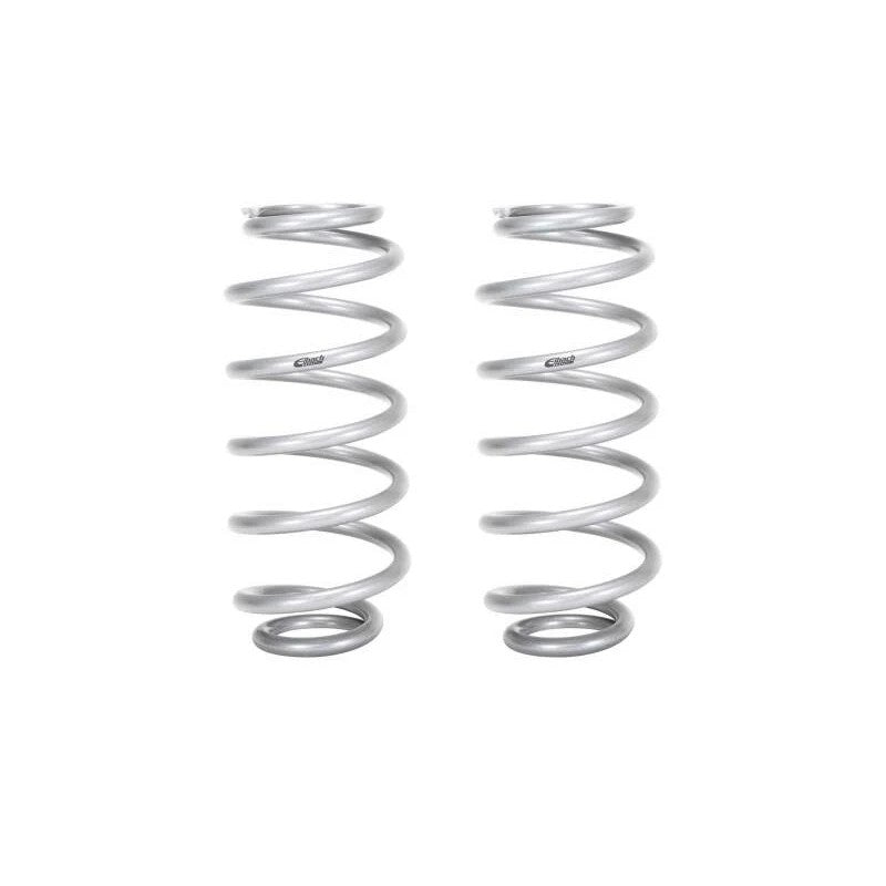 Silver Eibach Pro-Lift-Kit heavy-duty rear coil springs for 2003-2009 Lexus GX470.