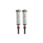 Eibach Pro-Truck Coilover 2.0 front assemblies with silver race springs and black anodized aluminum mounts.