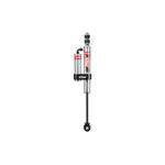 Eibach PRO-TRUCK monotube reservoir shock with zinc finish and black billet aluminum reservoir clamps.