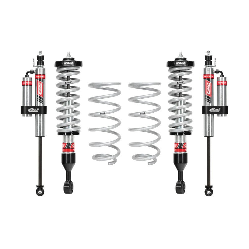 Eibach Stage 2R lift kit featuring front coilovers, rear reservoir shocks, and springs for Lexus GX460