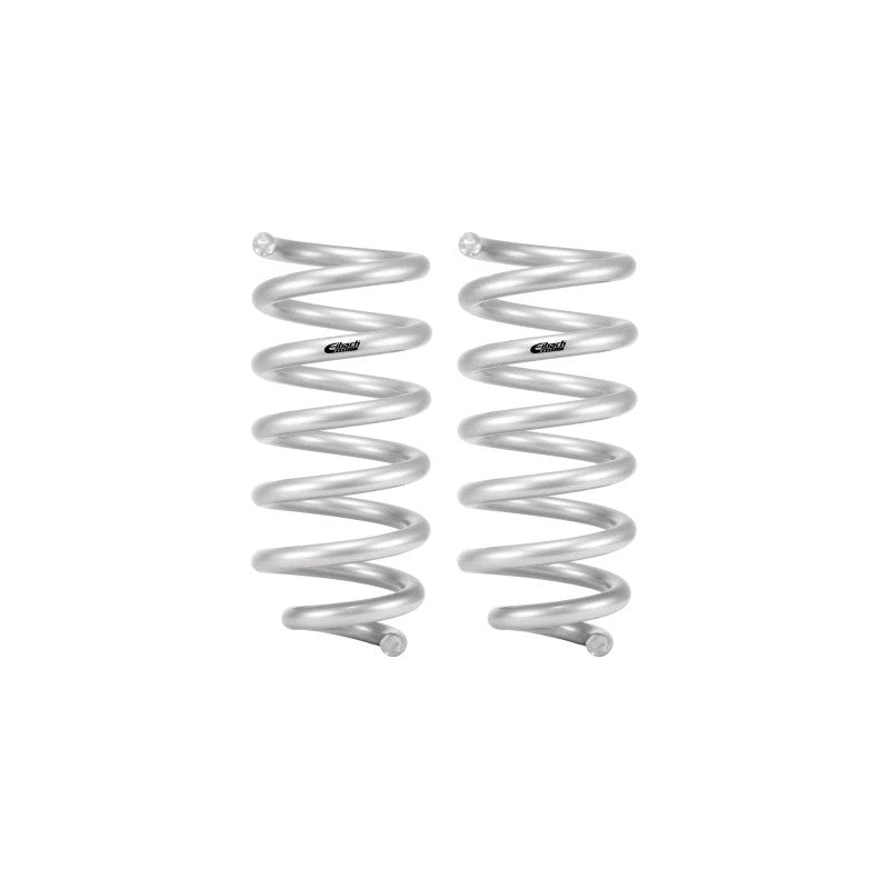 Silver Eibach Stage 1 Pro-Lift-Kit rear coil springs for 2018-2024 Ford Expedition