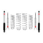 Eibach PRO-TRUCK-LIFT Stage 1 kit with silver coil springs and sport shocks for 2019-2026 Ram 1500.