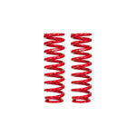 A pair of red Eibach PRO-Lift Kit front springs for 2019-2021 Toyota Tundra TRD Pro