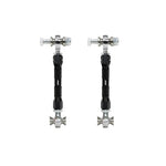 Pair of Eibach rear adjustable end links with chromoly rod ends and silver hex bodies for 2020-2026 Chevrolet Corvette.