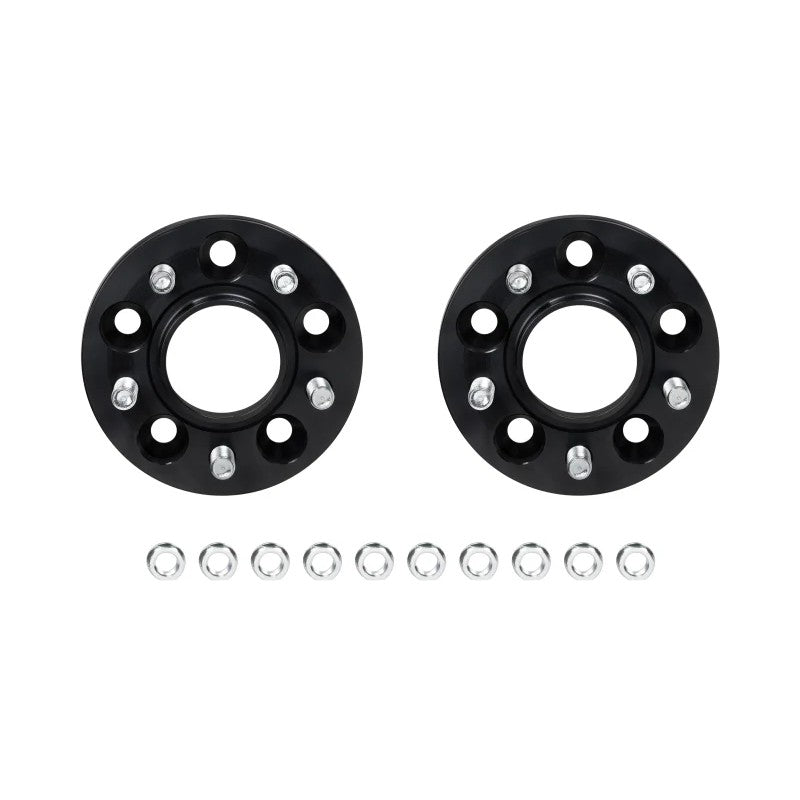 Eibach Pro-Spacer 15mm black wheel spacers for 2020-2026 Chevrolet Corvette with 5x120 bolt pattern and 66.9mm hub bore.