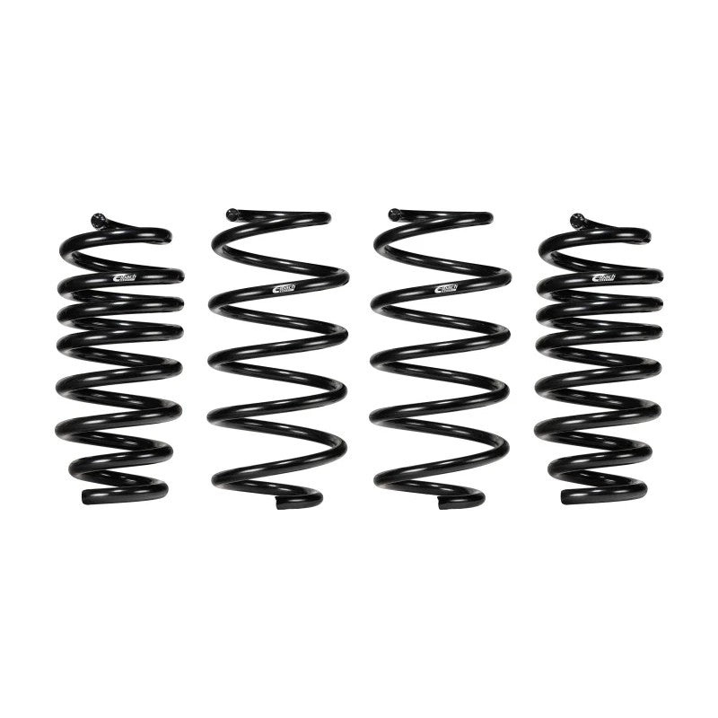 Set of four Eibach Pro-Kit progressive rate lowering springs in a dark finish for 2020-2026 Ford Explorer.
